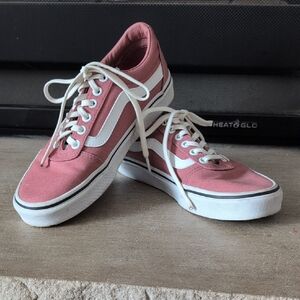 Vans Women's Pink Canvas Sneakers